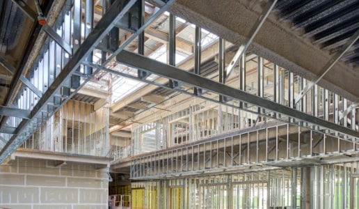 A building being constructed