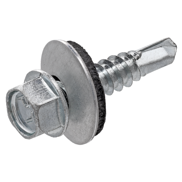 HDW12100 — Self-Drilling Hex Washer Head Screws with Neoprene Bonded Washer