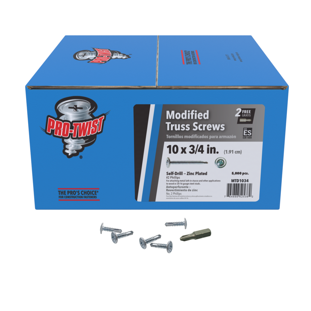 Modified Truss Screws Self Drilling Tapping Pro Twist Modified truss screws self drilling tapping pro twist
